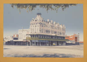 Shamrock Hotel Bendigo Print