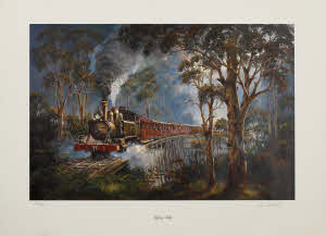 Puffing Billy Print